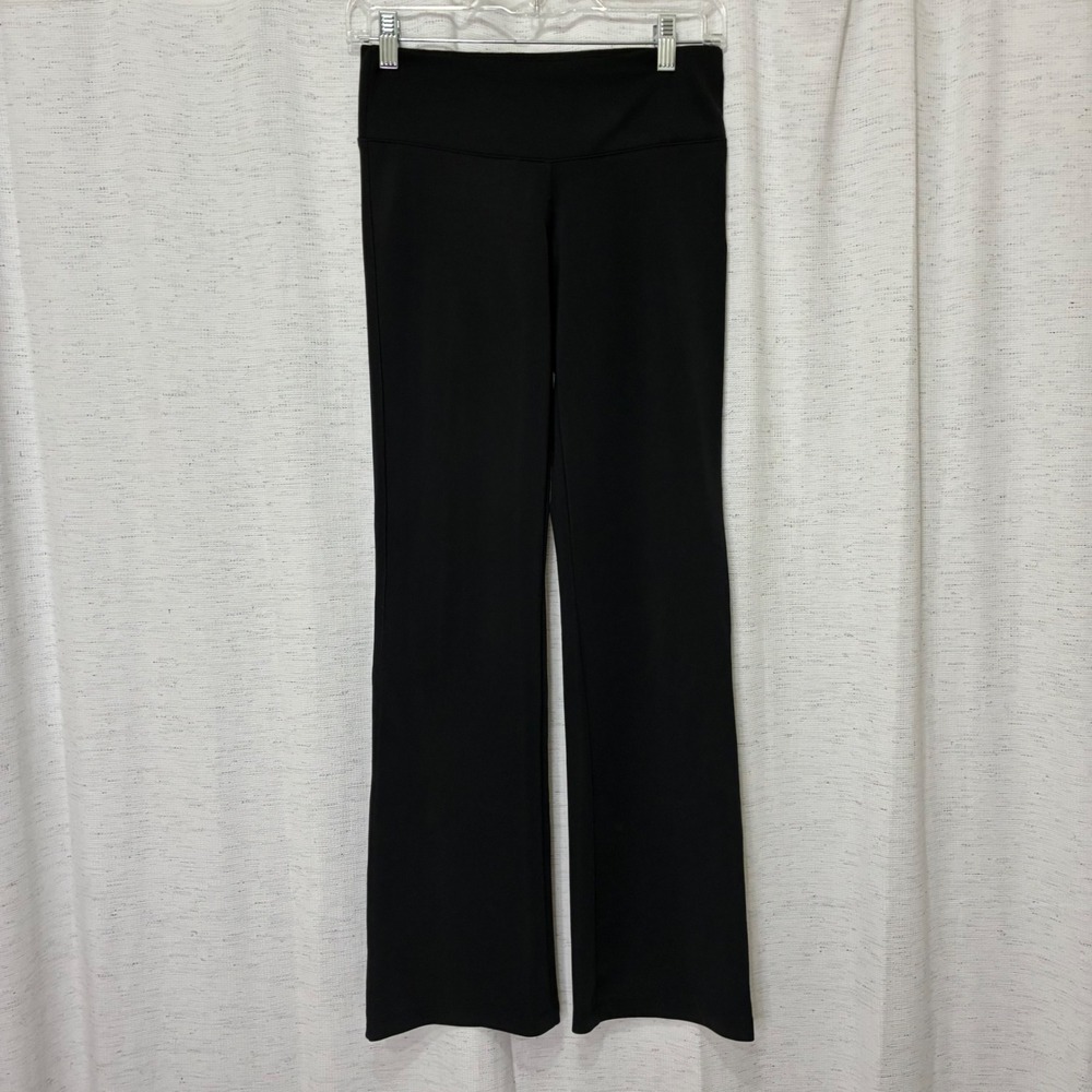 New Balance Womens Black Lightning Dry Flare Leg Yoga Pants Small